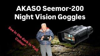 Colour night vision with The SEEMOR 200 from AKASO 