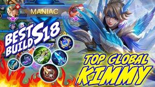 MANIAC!! Kimmy NEW Meta Build | Best Build Kimmy in 2020 | Top Global Kimmy ~ MLBB