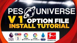 PES 2021 PESUNIVERSE V1 OPTION FILE INSTALL TUTORIAL [PS4 ONLY]