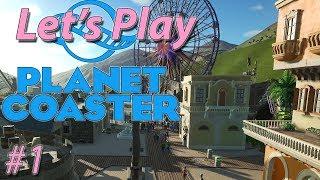 Planet Coaster (Ep 1): Starting My First Park in Sandbox Mode / No Commentary / Sandbox Gameplay