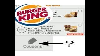 How to fix Burger King APP if your COUPON won't load