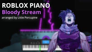 Bloody Stream [TV] | JoJo's Bizarre Adventure: Battle Tendency OP 1 [ROBLOX Piano]