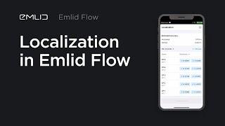 Localization in Emlid Flow