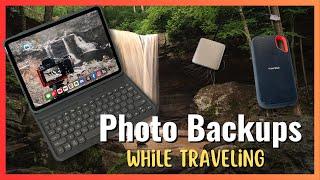 Photo Backups While Traveling | Landscape Photography