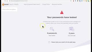 Using Avast Hack Check Website