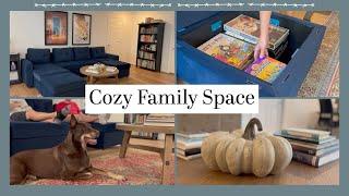 Creating a Cozy Family Space | Media Room Makeover