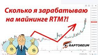 Сколько я зарабатываю в майнинге RTM  на процессорах?! Статистика доходности, стратегия торгов