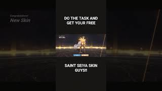 Get Your Free Saint Seiya Skin Guys - Thank You #honorofkings #dharma #saintseiya #shorts