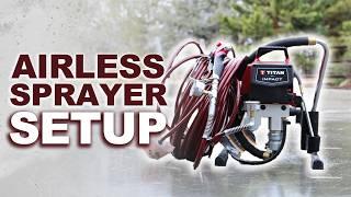 How To Set Up An Airless Sprayer | Paint Sprayer Tips