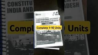 MPPSC Prelims English Booklist | Bhopal | MPPSC Preparation | Units 1-10 complete booklist