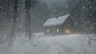 Snowstorm Ambience | Winter's Blizzard & Wind Sound for Sleeping | Howling Wind & Blowing Snow