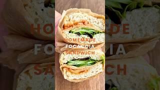 Plant-based Focaccia Seitan Sandwich Homemade From Scratch | Recipe Focaccia & Seitan Deli Slices