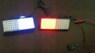 2*70 LED Flashing Blinking Strobe Lights (POLICE FIRE)