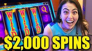 Our $2,000/Spin WON Us Our BIGGEST JACKPOT EVER at the Casino!