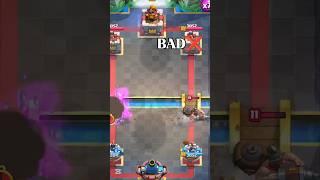 Good VS Bad placement  #clashroyale #royalearena #gaming @ClashRoyale @supercell