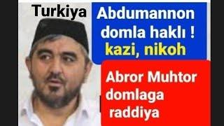 Abror Muhtor Domlaga raddiya .#abrormuhtor #абрормухтор #ислом #дуо