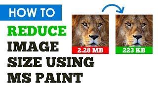 How To Reduce Image Size Using MS Paint In Windows 10