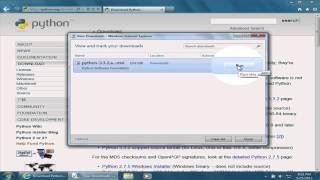 Python3: Windows 7 installation