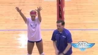 Arm Action of Swing Blocking | Art of Coaching Volleyball