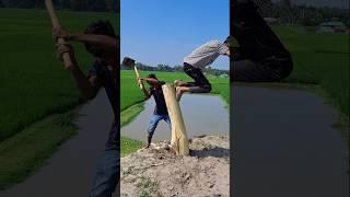 Cut the tree from behind #tiktok #funny #laughclub #shorts #shortsfeed #shortvideo #comedy#trending