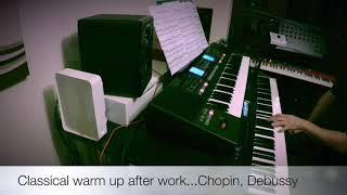 Chopin - Classical Piano warm up - KORG Kronos