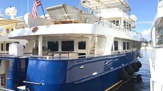 SOLD Video #11 Allseas 92 Cockpit and Swim Step by Randall Burg, Your Concierge Yacht Broker