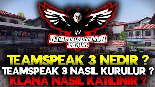 TEAMSPEAK 3 NEDİR ? - NASIL KURULUR ? - KLANA NASIL KATILINIR ?