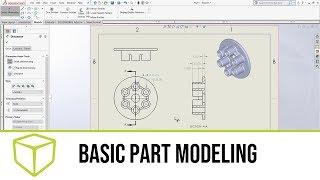 SOLIDWORKS Tutorials: Getting Started — Basic Part Modeling