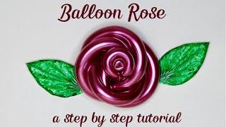 Balloon Rose/Balloon Flower/How to make Rose Balloon