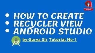 Android RecyclerView | CardView | Example In Hindi | Recyclerview + Cardview with GridLayout #1