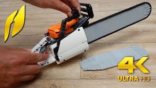 Lego Technic Stihl Chainsaw (MOC with Power Functions Motor) #buildingblocks #lego #chainsaw #toys