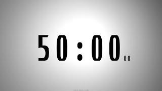 50 minutes COUNTDOWN TIMER with voice announcement every minute