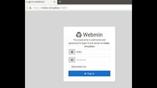 install Webmin in Ubuntu 18.04