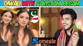 OMEGLE - Diwali with My Begam From Pakistan | Omegle India | @Adrishyaa | India Vs Pakistan