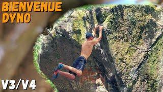 Bienvenue Dyno (V3/V4) | Val-David Bouldering