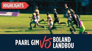 Rugby - Paarl Gimnasium vs Boland Landbou - 21 June 2025