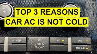 Car Air Conditioning AC Not Blowing Cold Air? - Diagnose Air Conditioner Problems DIY