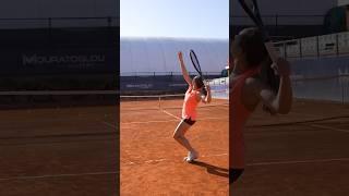 Are you an amateur player? Here's how to add spin to your serve! #tennis #tennisserve #tennisfan