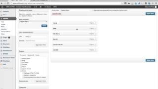 Come modificare il menu del sito Wordpress