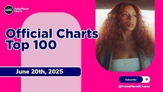 UK Official Singles Chart Top 100 (June 20th, 2025)