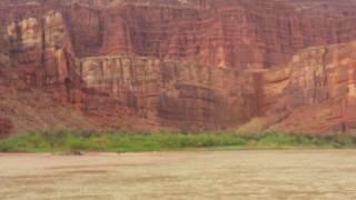 Giant Flash Flood Waterfall, Colorado River, Moab, UT