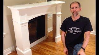 How to Install a Fireplace Mantel (woodworking plans available)