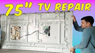 Fixing 75" TV: Tougher Than Expected,