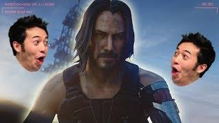 Twitch Chat Reaction to Keanu Reeves in Cyberpunk 2077 (Microsoft E3 2019)