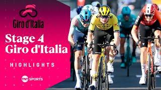 SHOCKING WIN!  | Men's Giro d'Italia Stage 4 Race Highlights | TNT Sports Cycling