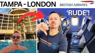 Marriott Tampa Florida & British Airways 777-200 review to London Gatwick (my worst flight so far)