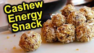 Cashew Nut Quick Snack - Energy Bite Recipe