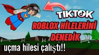 ROBLOX TİKTOK HİLELERİNİ DENEDİK !  UÇMA HİLESİ ÇALIŞTI!!️ ROBLOX BROKHAVEN 