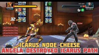 Icarus Node Best Cheese Champ - MCOC || Angela Destroyed Icarus Path || Act 6.2.3 Icarus Path ||