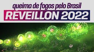 RÉVEILLON 2022: Queima de fogos em Copacabana // TV Globo